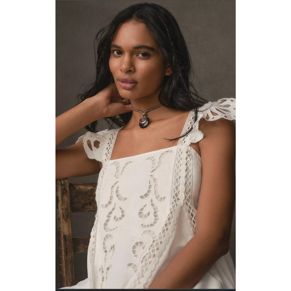 NWT Anthropologie Forever That Girl Lace Mini Dress - Large - Picture 4 of 5